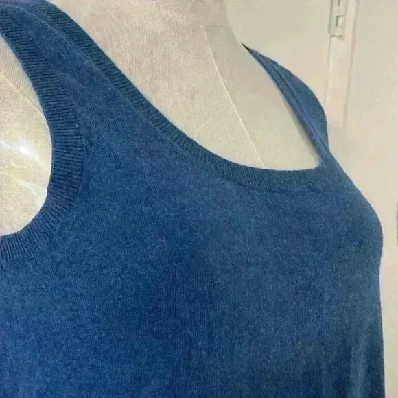 UGG Tank Top 100% Cotton Blue Size S - Picture 3 of 6